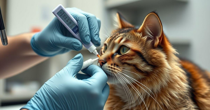 Entenda o teste rápido de fiv e felv e como ele pode ajudar seu gato